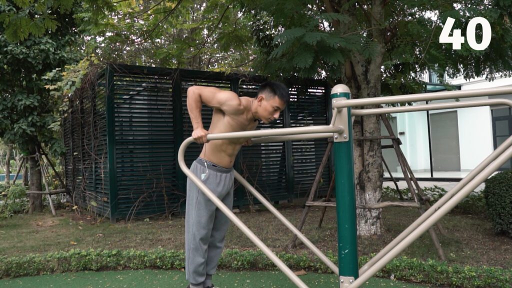 động tác dip to bar