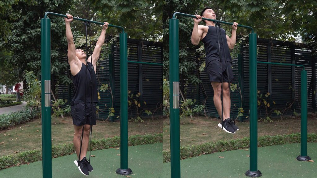 Động tác Band Pull Up