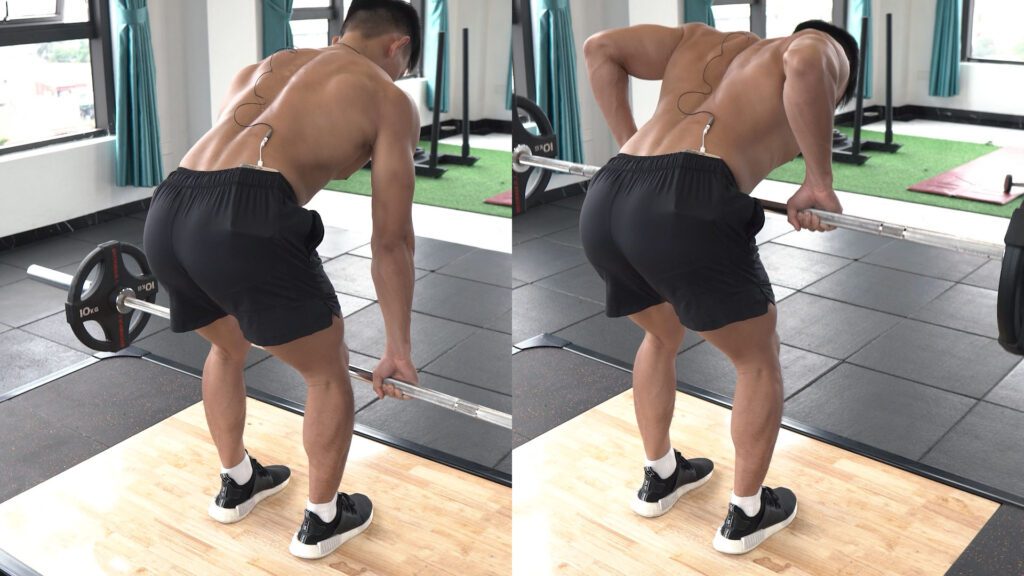 động tác barbell row