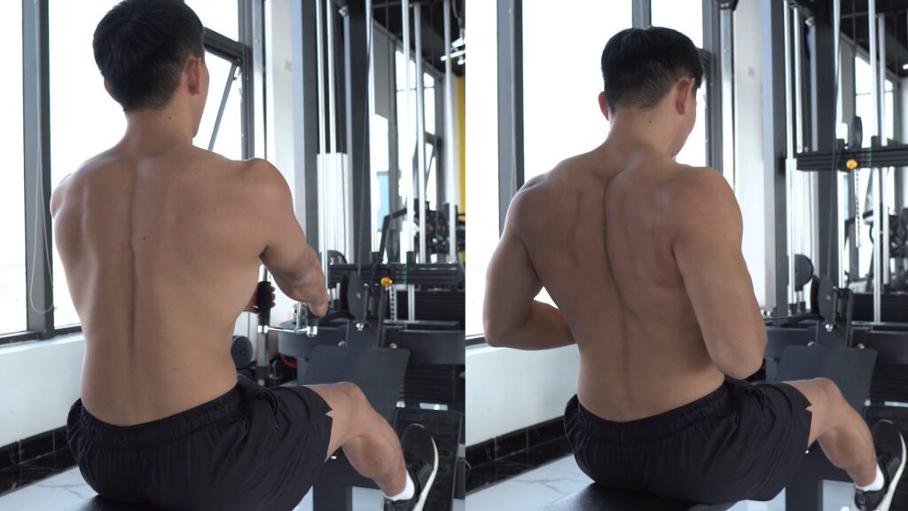 động tác Cable Row
